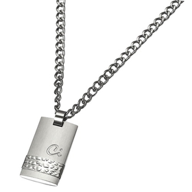 Caseti Zaldun Stainless Steel Pendant with Chain