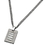 Caseti Wolfram Stainless Steel and Tungsten Pendant with Chain
