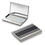 Cove Silver Plated Business Card Case For Ladies