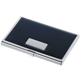 Andrew Navy Blue Lacquer Business Card Case