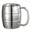 Visol Little Cooper Double Walled Stainless Steel Mug - 9 ounces