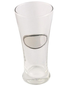 Visol Kendall Pilsner Glass with Pewter Engraving Plate