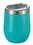 Visol Vino Teal Crackle Stainless Steel Double Walled Inslulated Travel Mug