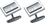 Visol Elan Stainless Steel Engravable Cufflinks, Price/Pair
