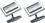 Visol Elan Stainless Steel Engravable Cufflinks, Price/Pair