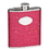 Visol Carina Red Glitter Stainless Steel Hip Flask - 6 oz