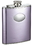 Visol Thistle Light Purple Leatherette Stainless Steel Hip Flask - 6oz