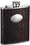 Visol Zandor Reddish Black Stainless Steel Hip Flask - 6 oz