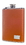Visol Wrangler Brown Leather Liquor Flask - 8oz