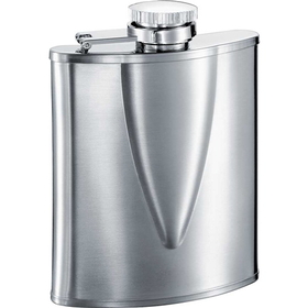 Visol Zebra Stainless Steel 6oz Wide Mouth Flask