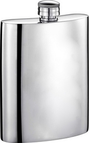 Visol Judge Mirror Polished Genuine Pewter Flask - 6 oz