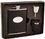 Visol Lance Black Leather Stainless Steel 6oz Deluxe Flask Gift Set