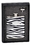Visol Zebra Black & White Leather Stainless Steel 6oz Flask Gift Set