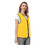 TOPTIE Volunteer Zipper Workwear Vest Activity Sleeveless Lightweight Unlined Vest No Pockets