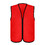 TOPTIE Child Advertising Vests with Zipper Volunteer Vests No Pockets for Kids