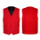 TOPTIE Unisex Basic Server Vest V-Neck Uniform Volunteer Vests with 2 Pockets