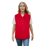 TOPTIE Adult Uniform Volunteer Vest Button Unisex Activity Vest with Pockets