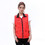 TOPTIE Custom Supermarket Uniform Vest Zipper Volunteer Workwear Vest Activity Sleeveless Mesh Lining Vest