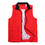 TOPTIE Custom Supermarket Uniform Vest Zipper Volunteer Workwear Vest Activity Sleeveless Mesh Lining Vest