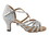 Very Fine 1613Bling Ladies Latin, Rhythm & Salsa Shoes, White Glitter Satin, 2.5" Heel, Size 5