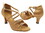 Very Fine 1625 Ladies Latin, Rhythm & Salsa Shoes, Brown Satin, 2.5" Heel, Size 5