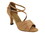 Very Fine 1659 Ladies Dance Shoes, Brown Satin, 1.3" Heel, Size 4 1/2