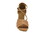 Very Fine 1659 Ladies Dance Shoes, Brown Satin, 1.3" Heel, Size 4 1/2