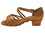 Very Fine 1670CG Girls Shoes, Dark Tan Satin, Size 1.5" Heel, Size 1