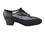 Very Fine 2002 Ladies' Practice Shoes, Black Leather/Black Mesh, 1.5" Heel, Size 4 1/2