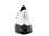 Very Fine 2008 Ladies' Practice Shoes, Black Leather/White Leather, 1.5" Heel, Size 4 1/2