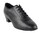 Very Fine 2302 Five Eyes Mens Latin & Rhythm Shoes, Black Leather, 1.5" High Heel, Size 6 1/2
