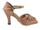Very Fine 2709 Ladies Dance Shoes, Brown Satin, 2.5" Heel, Size 4 1/2