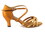 Very Fine 2781LEDSS Ladies Dance Shoes, Dark Tan Satin, 2.5" Heel, Size 5 1/2
