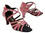 Very Fine 3037Bling Ladies Latin, Rhythm & Salsa Shoes, Red Glitter Satin, 2.5" Heel, Size 5