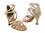Very Fine 5008 Ladies Latin, Rhythm & Salsa Shoes, Tan Leather, 1.3" Heel, Size 4 1/2