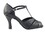 Very Fine 6006 Ladies Cuban heel Shoes, Black Leather, 1.3" Heel, Size 4 1/2