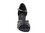 Very Fine 6027 (1605) Ladies Cuban heel Shoes, Black Leather/Black Mesh, 1.3" Heel, Size 4 1/2