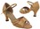 Very Fine 6030 (1602) Ladies Latin, Rhythm & Salsa Shoes, Brown Satin, 2.5" Heel, Size 5