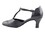 Very Fine 6819 Ladies Dance Shoes, Black Leather, 2.5" Heel, Size 4 1/2
