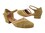 Very Fine 8881 Ladies' Practice Shoes, BROWN Nubuck/Beige Brown Trim, 1" Women Heel, Size 4 1/2