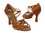 Very Fine C1606 Ladies Latin, Rhythm & Salsa Shoes, Copper Tan Satin, 2.5" Spool Heel (PG), Size 4 1/2