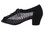 Very Fine C1644 Ladies' Practice Shoes, Black Oxford Nubuck & Mesh, NJ-1.6" Medium Heel, Size 4 1/2