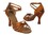 Very Fine C6005 Ladies Latin, Rhythm & Salsa Shoes, Copper Tan Satin, 2.5" Spool Heel (PG), Size 5