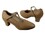 Very Fine CD1111 Ladies Dance Shoes, Beige Leather, 2" Medium Heel, Size 4 1/2