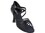 Very Fine CD2078 Ladies Dance Shoes, Black Satin, 2.5" Flare Heel, Size 4 1/2
