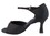 Very Fine CD2158 Ladies Dance Shoes, Black Satin, 2.5" Flare Heel, Size 4 1/2