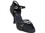Very Fine CD2166 Ladies Dance Shoes, Black Satin, 2.5" Flare Heel, Size 4 1/2