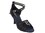 Very Fine CD2176 Ladies Dance Shoes, Black Satin, 2.5" Flare Heel, Size 4 1/2