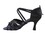 Very Fine CD2805 Ladies Dance Shoes, Black Satin, 2.5" Flare Heel, Size 4 1/2