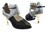 Very Fine CD3001 Ladies Dance Shoes, Black Satin/Silver, 2.5" Gold Plated Flare Heel, Size 4 1/2